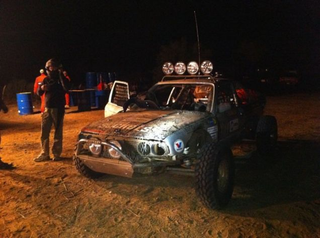 Caswell’s car at its 2010 defeat. (Photo Credit: Jalopnik)